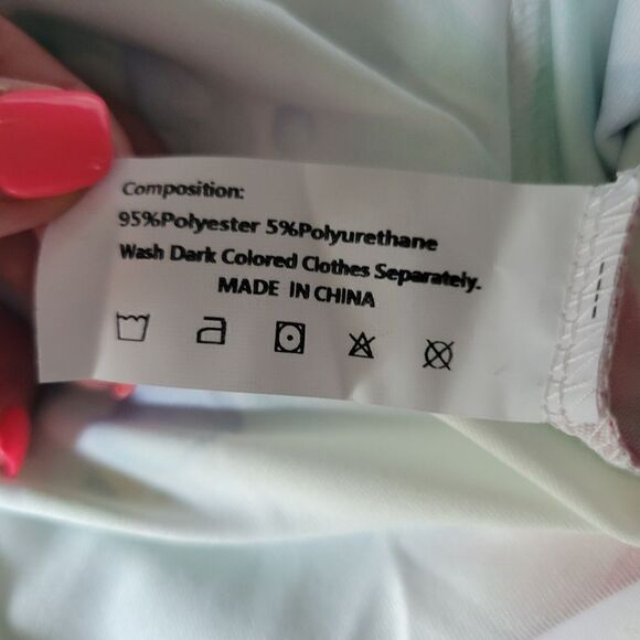 Rosegal Ladies Sleep Dress Cami Corals Double Strap Lace Trim Multicolor 0XL NWT - Picture 10 of 12